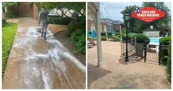 We have experience with all forms of commercial pressure washing - from parking lots to buildings we can have your business looking like new again!  for Oakland Power Washing in Clarksville, TN
