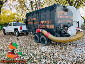 Leaf removal service provides a thorough and reliable clean-up of your outdoor space, removing all debris and leaves. Our experienced and detail-oriented team will take care of everything, so you can relax and enjoy your yard. for Jackson Lawn Services LLC in Florissant, MO
