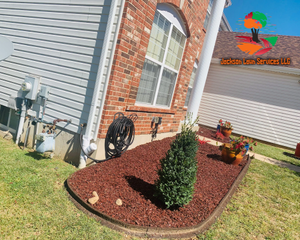 Mulch Installation is a hardworking, reasonably priced service that pays attention to detail. We will install mulch in your garden or yard according to your specifications, and make sure the job is done right. We take pride in our work, and want you to be happy with the results. Contact us today for Jackson Lawn Services LLC in Florissant, MO