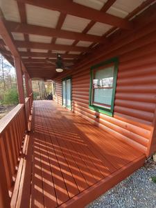 Our deck staining service will protect your deck from the elements and give it a beautiful finish that will last for years. We use high-quality stains and finishes that are specially formulated for decks, and we have a variety of colors to choose from. for Jason's Professional Painting in Hayesville, North Carolina