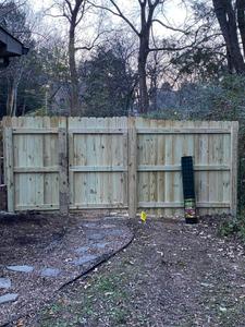 We provide professional installation of fences to enhance your home's security and aesthetic. Let us help create the perfect fence for you. for Cardwell's Contracting in Bowling Green, KY
