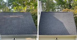 Our Roof Cleaning service is a safe and effective way to remove built-up dirt, grime, and algae.  If left untreated these contaminants can shorten the life of your roof.  We use a low-pressure process and eco-friendly solutions to maintain the longevity of your roof. for  Virginia Service Company in Greater Richmond Area, Virginia