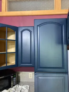 Kitchen and Cabinet Refinishing is a service we offer to refinish your cabinets to make them look brand new. We will sand down your cabinets, patch any holes or dings, and then paint them with a color of your choice. for Award Painting in Fayetteville, NC