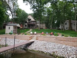 Our Retaining Wall Construction service is perfect for homeowners who want to add some extra stability and support to their property. We can build custom walls that will perfectly fit your needs and requirements. for Viking Dirtworks and Landscaping in Gallatin, MO