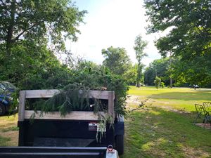 Dump trailers are a great way to get rid of large amounts of yard waste quickly and easily. We offer dump trailer rental services to help you take care of your landscaping needs. for South Montanez Lawn Care in Fayetteville, NC