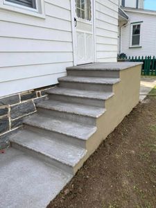 Elevate your home's aesthetic and functionality with our expert stair design and installation service, offering custom concrete solutions that blend durability, elegance, and precision for a perfect fit in any space. for T&J Concrete in Bridgeton, NJ