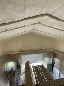 Our Closed Cell Spray Foam Insulation service provides a highly effective and energy-efficient solution for insulating your home, reducing energy costs and improving indoor comfort. for CTE Roofing and Insulation in Dublin, GA