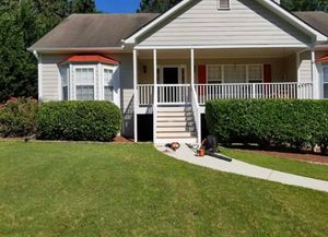 Our Gutter Cleaning service is the perfect solution for homeowners who want to keep their gutters clean and free of debris. Our professionals will remove all the leaves, sticks, and other debris from your gutters, so you can rest assured that your gutters will be working properly. for Adams Landscape Management Group LLC. in Loganville, GA
