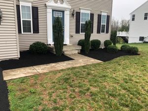 Our Fall and Spring Clean Up service includes debris removal from flower beds, lawn mowing, edging, and blowing of leaves from driveways, sidewalks and patios. for Alpha Landscapes in Culpeper, VA