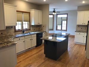 We specialize in restoring and refinishing existing kitchen and cabinet surfaces, giving them a fresh new look at a fraction of the cost of replacing them. for Ryeonic Custom Painting in Swartz Creek, MI