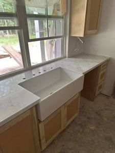 Our Custom Stone Fabrication service offers tailored solutions to enhance your home with meticulously crafted countertops, vanities, and more, ensuring we meet your unique design preferences and functional needs. for A.T Custom Marble & Granite in Houston, TX