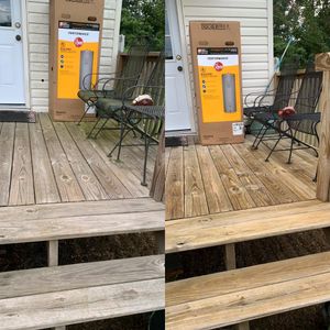 Make your deck and patios look brand new after the winter weather. It will really make your backyard pop! for Clean Slate Pressure Washing in Birmingham, AL
