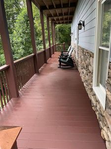 Our Deck & Patio Construction service offers homeowners the opportunity to enhance their outdoor living space with expertly designed and built decks and patios. for Rush Construction LLC in Boone, NC