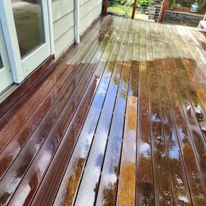 Our Deck Cleaning service removes dirt, grime and mildew from your deck using high pressure or gentle soft washing techniques, making it look fresh and inviting. for READY SET POWER WASHING AND RESTORATION in Essex County, NJ