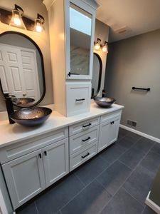 Transform your home with our expert cabinet and countertop services. We offer customized design, professional installation, and a range of high-quality materials to elevate any kitchen or bathroom project. for Mitten Made Renovations in Brighton, MI