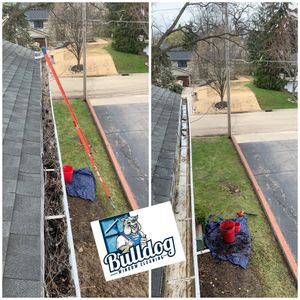 Gutter cleaning is not just a task, it can be hazardous. Blocked gutters are more than undesirable– they can cause substantial damage to your property including foundation/landscape, roof and fascia damage. We take care of your gutters and downspouts to assure they are clear of all debris and functioning properly. for Bulldog Window Cleaning in Walworth County, Wisconsin