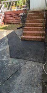 Our Stair Design & Installation service provides homeowners with customized, durable and aesthetically pleasing concrete stairs that enhance the accessibility and visual appeal of their properties. for Burning it Concrete LLC in Raleigh, NC