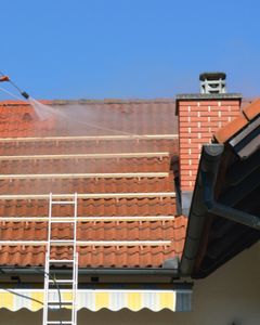 Our Roof Washing service utilizes gentle yet effective techniques to remove dirt, moss, and algae from your roof, restoring its appearance and extending its lifespan. for Shane Services in Pike County, PA