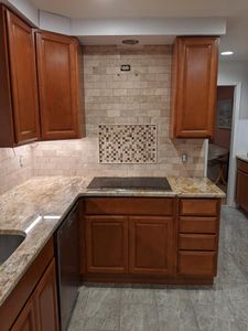 Our Backsplashes service offers homeowners a wide selection of tile and marble options to enhance their kitchen or bathroom walls, adding a stylish and durable touch to their space. for George Moncho Tile and Marble in Hope, NJ