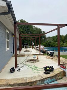 Our Deck & Patio Installation service offers homeowners the opportunity to enhance their outdoor living space with professionally constructed decks and attractive patio designs. for JG Welding & Construction Services in Weatherford, TX