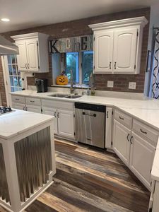 We offer cabinet painting services to enhance your home's look and feel. Our experienced professionals provide quality workmanship for lasting beauty. for TL Painting in Joliet, IL