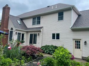 Our Roof Cleaning service removes the black streaks and dirt that builds up on roofs over time. This service is a great way to improve the appearance of your home and prolong the life of your roof. for B&E Powerwashing LLC in Bucks County, PA