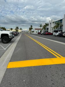 Our Line Striping service helps homeowners enhance the appearance and functionality of their asphalt surfaces by providing clear markings for parking spaces, driveways, and other designated areas. for Jr's After-Hours Asphalt Sealcoating & Line Striping in Seminole, FL