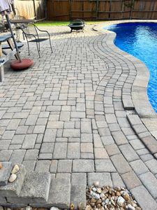 We specialize in creating custom patios for homeowners, including design, construction and installation of hardscape elements such as pavers, stone walls and outdoor kitchens. for Espinoza Landscape & Construction  in San Antonio, TX