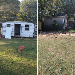 Our demolition services efficiently handle the removal of unwanted structures, ensuring a clean and safe space for your next project while minimizing disruption to your home and landscape. for Ridall & More Junk Removal in Little Rock, AR