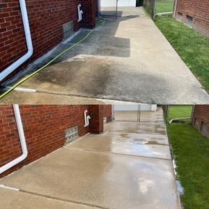 Our Driveway, Sidewalk and Patio Cleaning service utilizes pressure washing to effectively remove dirt, grime, and stains on your outdoor surfaces, restoring their appearance and enhancing curb appeal. for ProTech Pressure Wash LLC in Clinton Township, MI