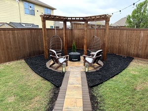 Our Fire Pits service will enhance your outdoor living space by providing a cozy and stylish centerpiece for gathering with friends and family, creating memorable backyard experiences. for Conoly Contracting & Outdoor Living LLC in Caddo Mills, Texas