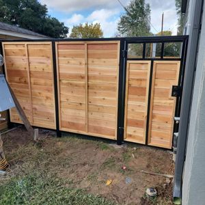 Enhance your home's security and curb appeal with our professional gate installation service. We offer customized solutions, ensuring durability and style to perfectly complement your existing fence system. for Canos Fence Installation in Houston, TX