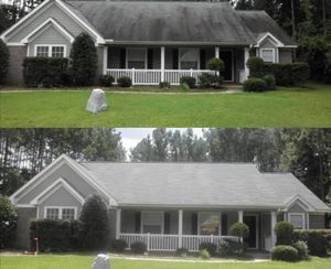 Our Roof Cleaning service can help to restore the appearance of your roof by removing built-up debris, algae, and moss. We use a safe and effective cleaning solution that will not damage your roof or shingles. for American Exterior Solutions LLC in Kokomo, Indiana