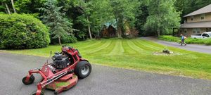 A big part of lawn maintenance is ensuring your lawn is regularly mowed. We know life gets busy, and we are here to help keep your lawn looking fresh. for Platas Landscaping & Tree Service in Clyde, NC