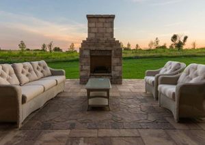 Our Hardscaping service enhances the aesthetic appeal of your outdoor space by constructing durable features such as patios, walkways, and retaining walls. for Lamb's Lawn Service & Landscaping in Floyds Knobs, IN