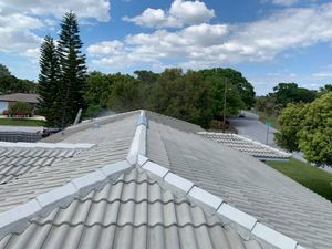 Our Roof & Gutter cleaning service is a safe and effective way to clean your roof. Our experienced professionals use the latest equipment and techniques to remove dirt, debris, and stains from your roof while clearing out your gutters. We also offer a free roof inspection to identify any potential problems with your roof. for Chile Can LLC  in Pasco County , Fl