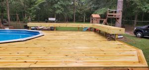 Transform your outdoor space with our expert deck and patio installation services, offering customized designs, durable materials, and professional craftsmanship to create a beautiful and functional area for relaxation or entertaining. for Country Strong Construction in Huffman, TX