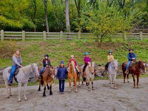 Discover horsemanship with tailored English or Western riding lessons at Blue Stone Farm. Learn essential riding techniques, from the basics to advanced maneuvers, in one or two-hour sessions, with options for one to four participants. for Blue Stone Farm in Wantage, NJ