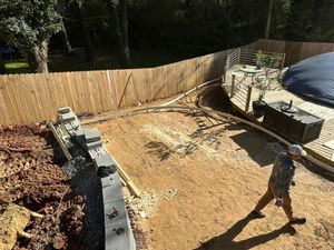 We provide professional patio installation services to help you create the perfect outdoor living space for your home. for Solid Rock Contracting LLC in Rock Hill, South Carolina