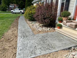 We specialize in installing eye catching sidewalks, patios, and driveways with high-quality materials for a beautiful, low-maintenance outdoor living space. for Big Al’s Landscaping and Concrete LLC in Albany, NY