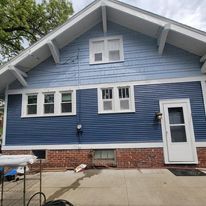 Our Exterior Painting service will protect and enhance the appearance of your home by applying a coat of paint to the exterior surfaces. We use high-quality paints and equipment to ensure a beautiful, long-lasting finish. for Hunter Painting LLC in IA · Runnells, IA · Norwalk