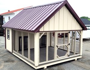 Introducing the Pinnacle of Canine Comfort: The Ultimate Dog House Haven! Your loyal companion deserves nothing but the best, and that's why we've crafted the perfect haven for your furry friend – our exceptional line of kennels. for Pond View Mini Structures in  Strasburg, PA