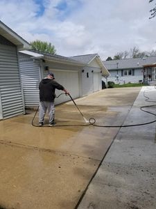 Our Pressure Washing service can help clean and restore the exterior of your home. We use a variety of methods and equipment to clean different surfaces, so you can be sure we will find the best way to clean your home. for Mainstream Painting & Drywall INC. in Monticello, IN