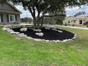 Our Mulch Installation service provides homeowners with professional assistance in spreading mulch to protect their garden beds, improve soil health, and enhance the overall aesthetic appeal of their property. for C & C Lawn Care and Maintenance in New Braunfels, TX