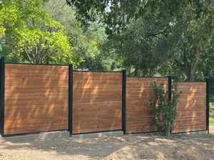 We offer professional fence installation services to homeowners, enhancing the overall aesthetics and security of their property, complementing our painting, staining and home renovation offerings. In addition, we provide commercial & residential fence installations and HOA installations.  for Ansley Staining and Exterior Works in New Braunfels, TX