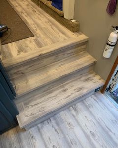 Our Stair Renovation service can update your home's stairs with a new look that is sure to impress. We work with you to choose the perfect style and materials for your individual needs and budget. Let us help you give your home an updated look today! for Goochs Custom Wood Flooring, LLC in St. Augustine, FL