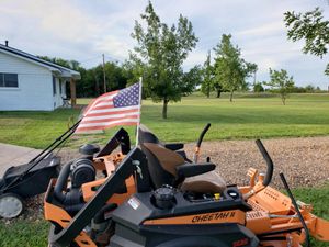Mowing is the most common and important lawn care service. It involves regularly trimming the grass to a desired height, usually with a power mower. Mowing also removes debris from the lawn and can help control weed growth. for Ornelas Lawn Service in Lone Oak, Texas