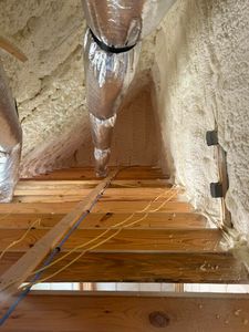 Our Spray Foam Attics service offers an effective insulation solution for your home's attic, ensuring energy efficiency and reducing heating/cooling costs. for CTE Roofing and Insulation in Dublin, GA