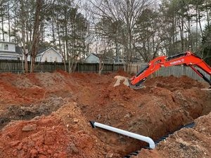 We provide Grading & Drainage services to help ensure proper drainage on your property and protect it from water damage. for Adams Landscape Management Group LLC. in Loganville, GA