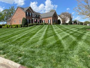 Our Mowing service offers professional and efficient lawn maintenance solutions to homeowners, ensuring a well-manicured and visually appealing outdoor space. for DLS Landscaping in Charlotte, NC